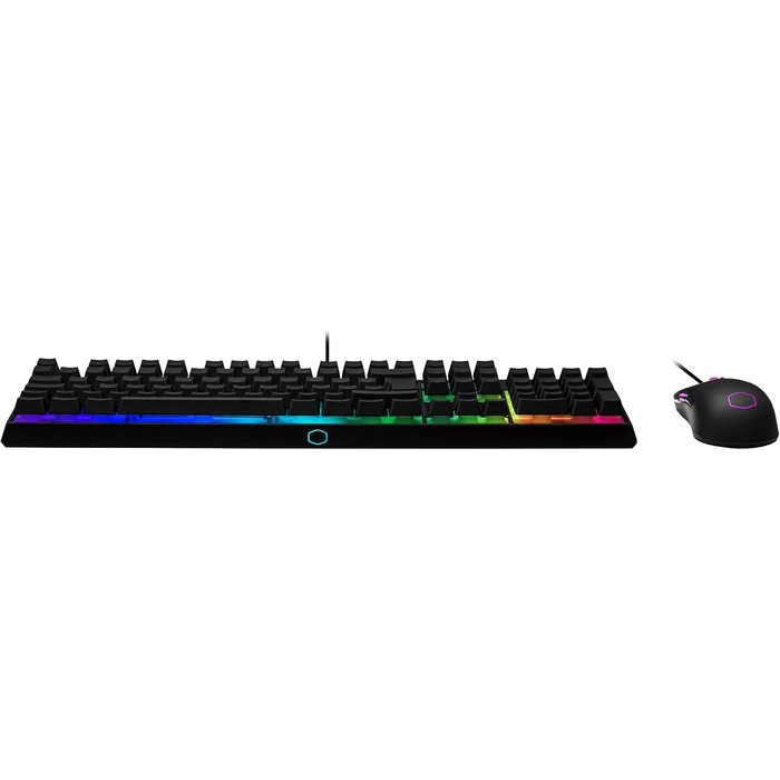 Клавіатура та миша Cooler Master MS110 RGB – Механічні клавіші, 26 антибліндів, керування на платі, миша з 4 DPI, DE Layout QWERTZ