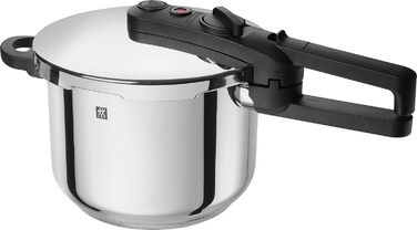 Швидкозварювальна скороварка ZWILLING EcoQuick II, 6 л, Ø 22 см, нержавіюча сталь 18/10, для всіх типів плит, індукція