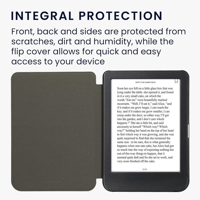 Чохол kwmobile для Kobo Clara BW/Clara Colour/Tolino Shine (5) / Shine Color - чохол з штучної шкіри, принт 