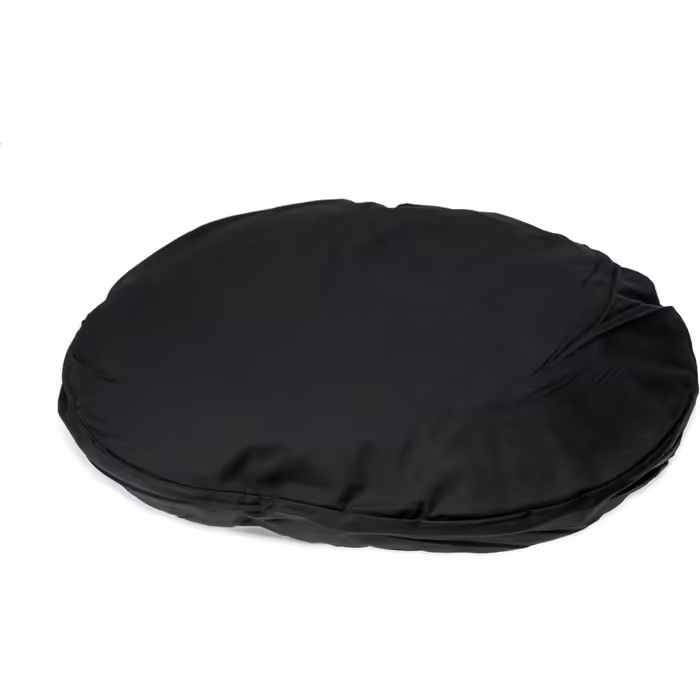 Karlie Kissen oval L: 90 cm B: 66 cm H: 10 cm grey-black
