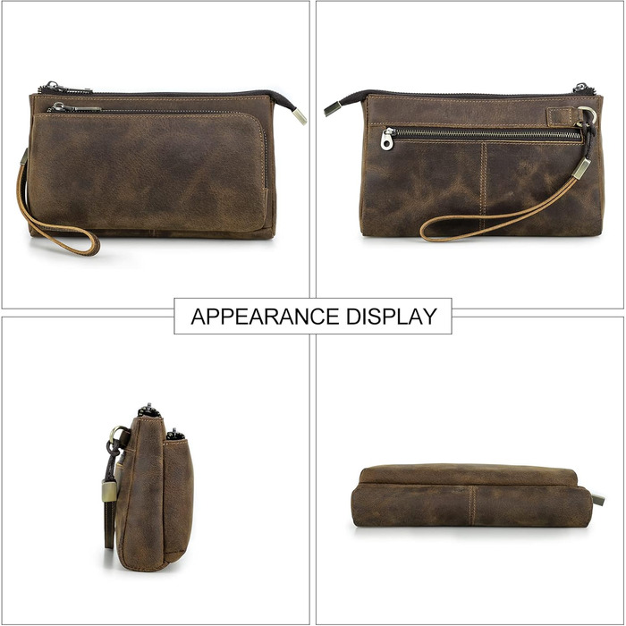 CONTACT'S FAMILY Electronic Travel Organizer, Tech Organizer, Tech Accessories, Carrying Case, Travel Cable Organizer Bag (Coffee)