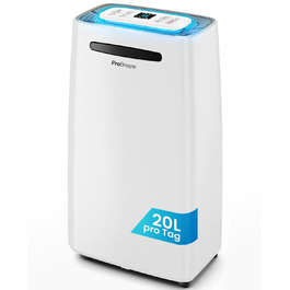 Про Breeze - відбійник повітря 20 л/24 год. Підходить для приміщень до 30 м². 4 режими роботи, цифровий дисплей, шланг для зливу, функція сушіння білизни, таймер. Захист від вологи та плісняви.