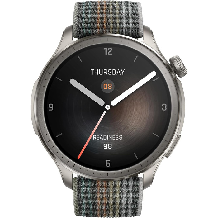 Смарт-годинник Amazfit Balance 46 мм Сірий: NFC, GPS, 150 режимів спорту, моніторинг сну та здоров'я, Bluetooth дзвінки, до 14 днів роботи