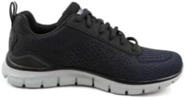 Чоловічі кросівки Skechers Track Ripkent - Navy Mesh Black Trim (40 EU, Широкий)