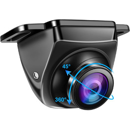 Автомобільна камера заднього виду OBEST AHD 1080P, 360° обертання, IP68, нічне бачення, широкий кут 170°, універсальна 12V для авто, вантажівки, фургона, пікапа