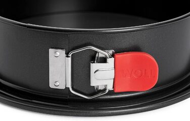 Форма для випічки роз'ємна Woll 20 см, антипригарна, з герметичним дном, силіконовими ручками до 230°C, PFAS-free