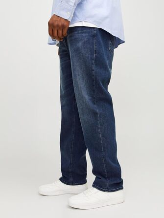 Джинси чоловічі JACK & JONES Jjiglenn Original AM 812 Noos PLS 44W/32L сині, денім