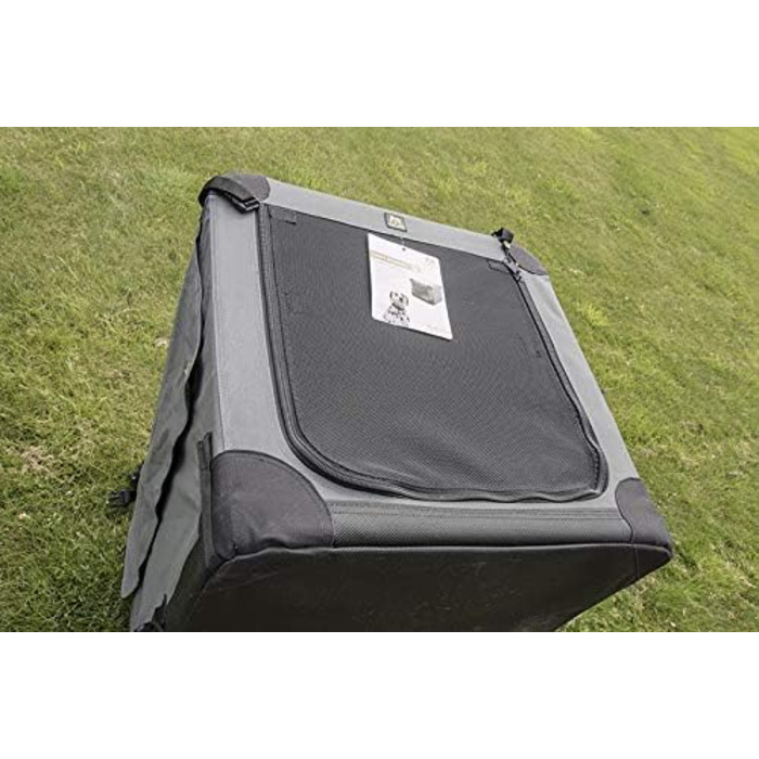 Кіяниця для собак Maelson Soft Kennel - антрацитова, 62 x 41 x 41 см (розмір внутрішній: 52 x 33 x 33 см)