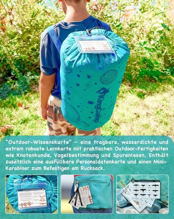 KingCamp Kids Sleeping Bag - Winter Warmth, 3-4 Season Comfort for Camping & Trekking - 170x70cm, 7°C Rating
