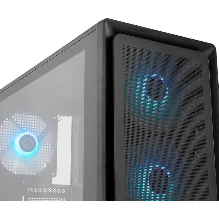 Корпус ПК NOX Xtreme Products HUMMER AERO BK – білий Midi-Tower з сітчастою передньою та верхньою панелями, скло, 3 x 140 мм вентилятори, підтримка 10 вентиляторів, USB-C/USB 3.0