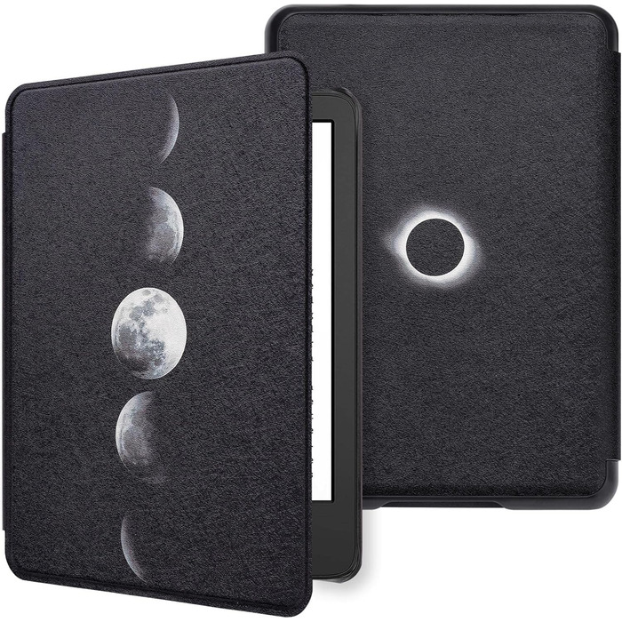 Чохол для Kindle 6' (11-го покоління) 2024/2022 (C2V2L3) з PU шкіри, Smart Cover з авто-вимиканням, Löwenzahn (Mondfinsternis)