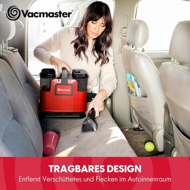 Пилосос миючий Vacmaster STMEUB01 для м'яких меблів, килимів та автомобіля 15КПа 400Вт