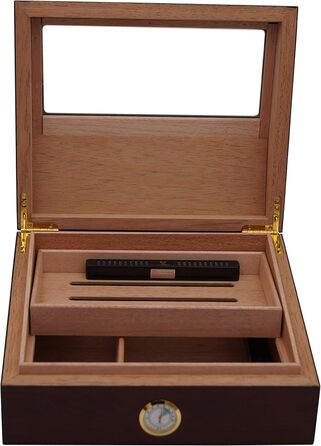 Набір для сигар Humidor Set 237 від Germanus з кристальним зволожувачем та гігрометром