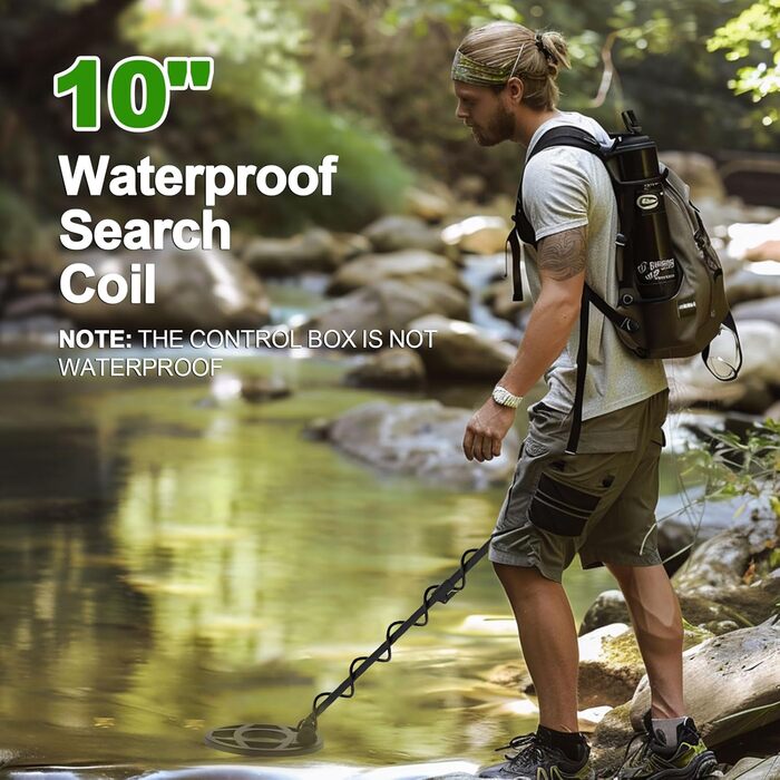 Металошукач OMMO Profi Set: 6 режимів, водонепроникний, LCD дисплей, висока чутливість, для дорослих та дітей