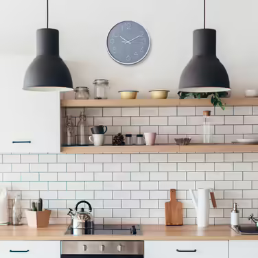 Relaxdays Modern Wall Clock