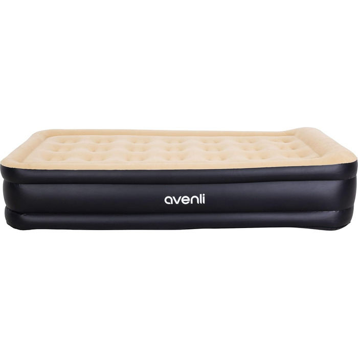 Надувний матрац Avenli для 2 осіб з вбудованим насосом, 196x97x47 см - для кемпінгу та дому