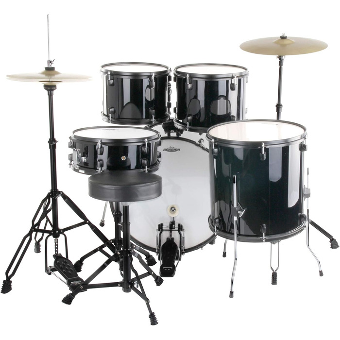 XDrum Rookie – комплект барабанів (22' бас-барабан, 12', 13', 16' томи, 14' малого барабана, тарілки хай-хет 14' та крэш-райди 16', навчальний посібник та комплект демпферів)