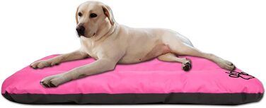 Килимок для собак, лежанка для собак всіх розмірів - вологостійкий килимок, м'яке лежання з піни, Outdoor & міцний килимок для собак - 90x60x8 см Рожевий R1(90 x 60 см) Рожевий