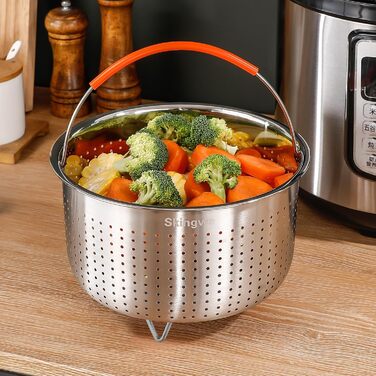 Пароварка для Instant Pot, кошик для овочів з нержавіючої сталі, вставка для каструлі 8qt