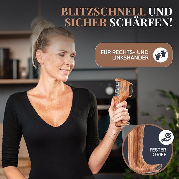 Точилка для ножів From Mom by FM – професійна, ергономічна | Точильний камінь, шліфувальник ножів