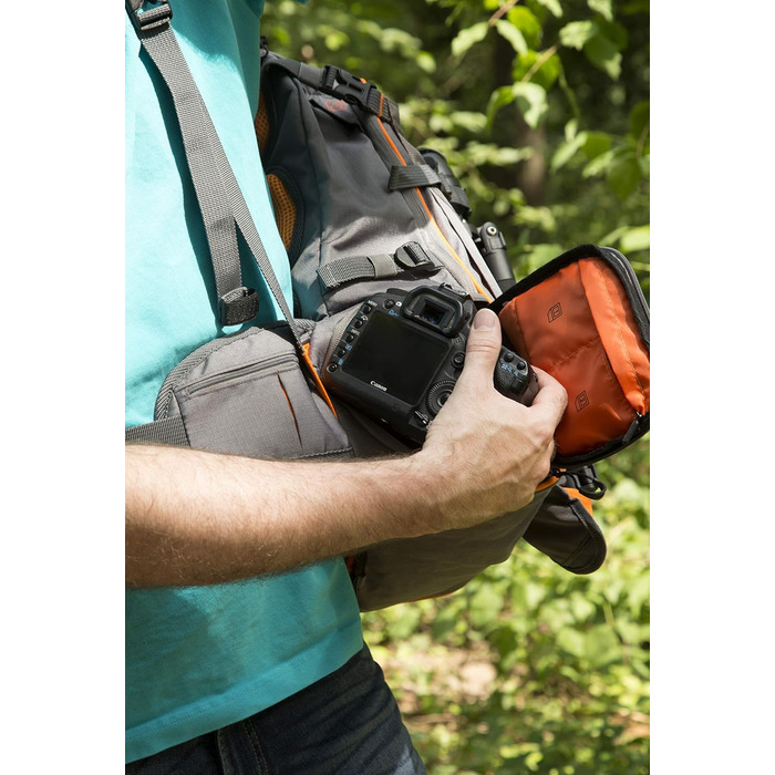 Спортивний рюкзак CULLMANN ULTRALIGHT sports DayPack 300, сіро-помаранчевий