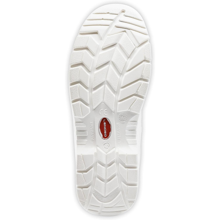 Захисні черевики Twist S2 білі, робочі черевики, кухарські черевики, розмір 42 EU