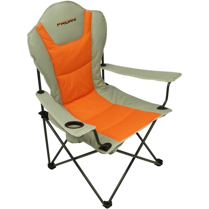 Крісло для кемпінгу Frdani FS: розкладне, з підлокітником, для саду, риболовлі та подорожей (3 кольори)