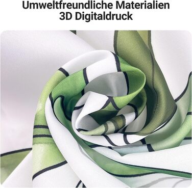 Штора для душу 200x200 см, зелені листки, антигрибкова, текстильна, водовідштовхувальна, поліестер, з кільцями (1 шт)