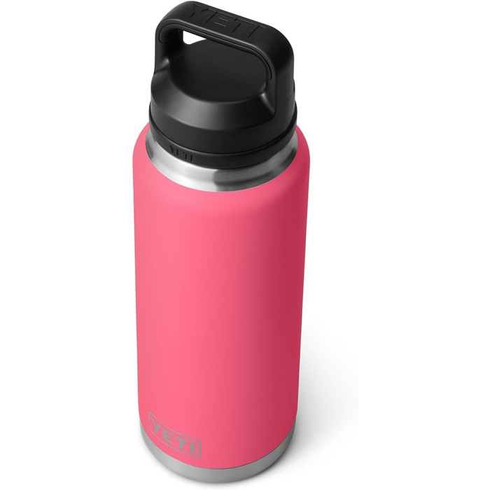YETI Rambler 36 oz Chug Cap Bottle - Vacuum Insulated Stainless Steel - Tropical Pink