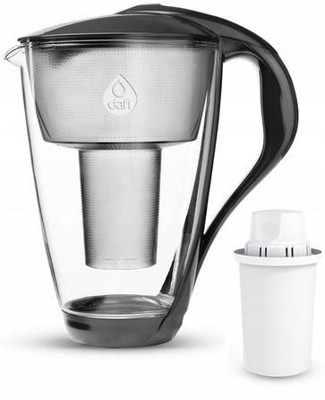 Скляний фільтр-кувшин Dafi Crystal LED 2л + 6 фільтрів Dafi Classic