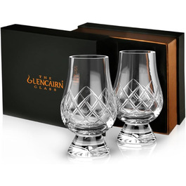 Склянки для віскі Glencairn Cut Premium | Набір подарунковий (2 шт.)