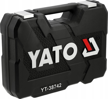 Набір інструментів Yato YT-38742: торцеві головки у кейсі, 1/4