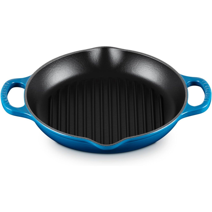 Чавунна гриль-сковорода Le Creuset Signature, квадратна, 26 см, для всіх типів плит, індукційна, 2,86 кг, колір Марсель