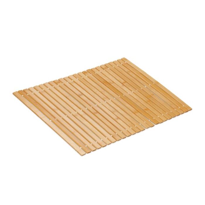 Relaxdays Bamboo Bath Mat 60x40 cm
