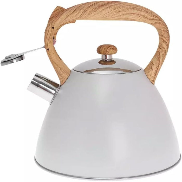 Електричний чайник Klausberg KB-7264, 3л, сірий, з носиком