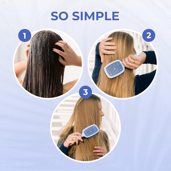 Розпушувач для волосся FHI Heat UNbrush Mini – безболісне розчісування для всіх типів волосся, сухих та мокрих. Довговісні дуофлекс-щітинки, антистатичні, легка ручка, вентильована насадка, блакитний колір