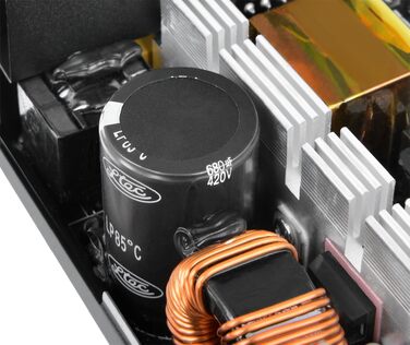 Блок живлення Thermaltake Hamburg Germanium Pro 1000W, ATX 3.1, PCIe 5.1, 80Plus White, низький рівень шуму