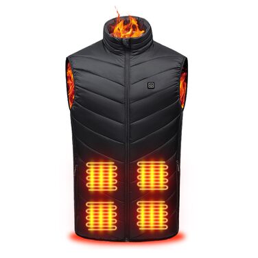 Обогреваемый жилет с Powerbank, легкий и перезаряжаемый жилет, умный жилет, мужской обогреваемый жилет, для мужчин и женщин