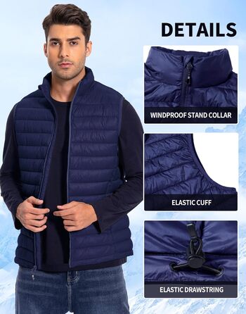 Чоловіча тепла куртка Pioneer Camp Leichte Pufferwete - комфорт та захист для роботи та відпочинку (L, Синій)