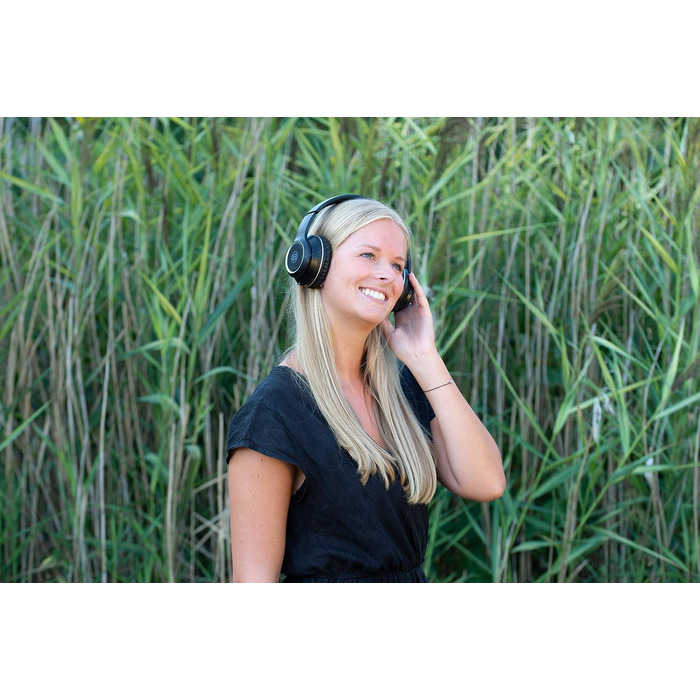 Навушники Bresser Bluetooth Over-Ear з мікрофоном для геймінгу та дзвінків, 3.5 мм, білий (чорний), до 8 годин роботи