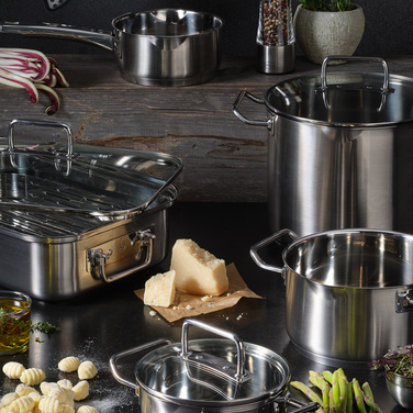 Rosle EXPERTISO 7-Piece Cookware Set, 2x16/20/24 cm, Stainless Steel