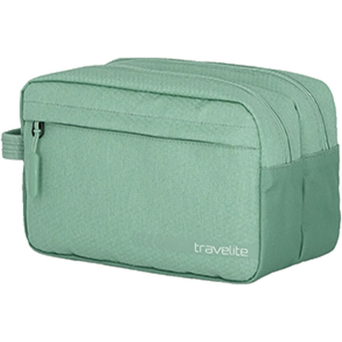 Косметичка для ручної поклажі Travelite Kick Off: практична культбагаж для подорожей та спорту, 26 см, 5 л, сірий (антрацит)