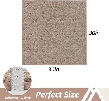 Ковзаючі килимки для сходів COSY HOMEER, 71.1 x 22.9 см, 10 шт., поліестер, TPE-підкладка, для дітей та собак