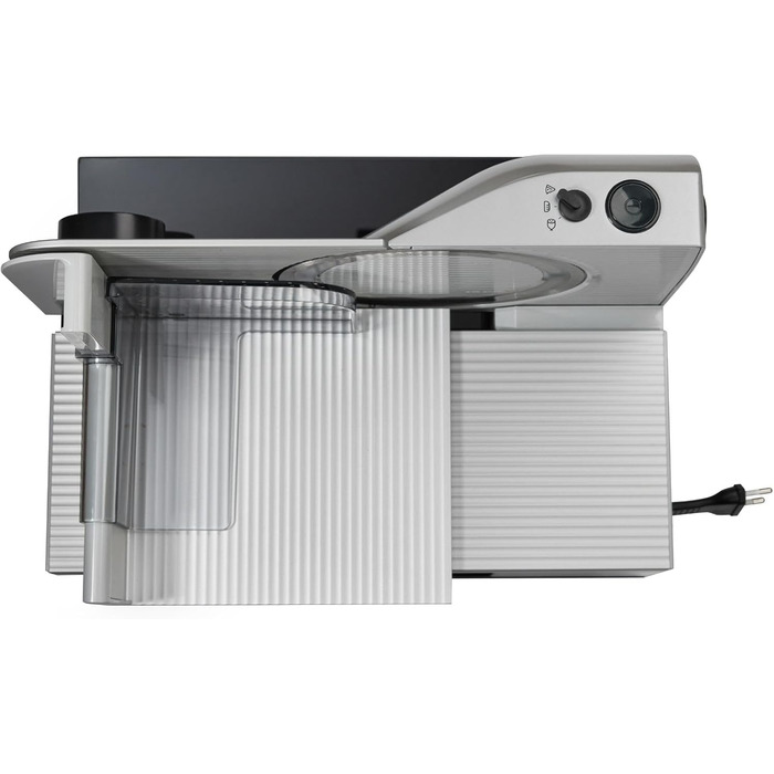 EUREL RS92 Electric Food Processor - Stainless Steel Blade, Adjustable 0-15mm, Glass Plate, Serving & Storage Set, 100W