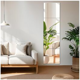 Дзеркала на клейкій основі 35x35 см, набір 4 шт. для стін - DIY дзеркала для кухні, ванної, спальні