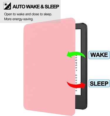 Чохол TOKILO для Kindle 6' E-Reader (11-го покоління 2024/2022), м'яке PU-шкіряне покриття з автоматичним увімкненням/вимиканням, не сумісний з iPad/Kobo/Tolino/Pocketbook/Sony E-Book Reader, темно-синій (AA-08)