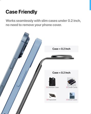 Бездротова зарядка Induktive з підтримкою MagSafe для iPhone 16 Pro/16/16 Pro Max/15 Pro/15/15 Pro Max, Apple Watch 10/Ultra 2/SE/9/8/7/6/5/4/3/2 та AirPods 4/3/2/Pro (сіра)