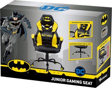 Дитяче ігрове крісло Subsonic Batman, офіційна ліцензія DC Comics, для геймерів та офісу