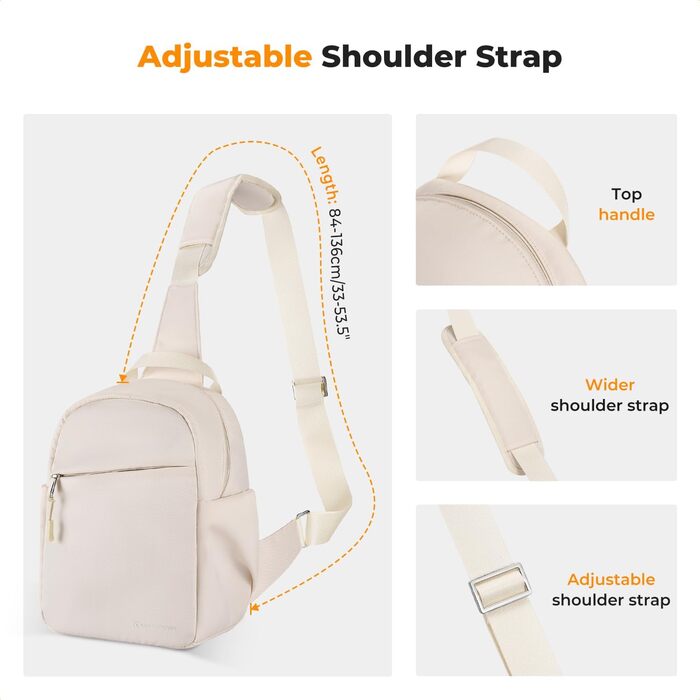 Сумка для камери K&F CONCEPT: зручна та водонепроникна сумка-рюкзак для DSLR/SLR камер, 5 літрів, білий колір