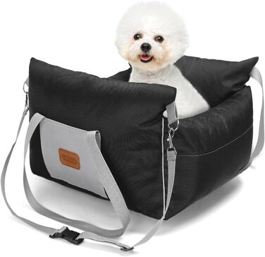 Автокрісло для собак Nobleza - зручне та практичне автоліжко для маленьких собак, 58x56x33 см, Oxford, всі сезони